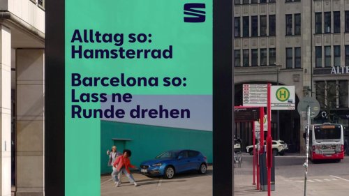 "Created in Barcelona": Seat und DDB setzen fröhliche Impulse im grauen Alltagstrott - HORIZONT