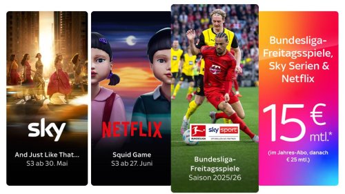 Flutlicht-Freitag für umme: Mit dieser Preisaktion umgarnt Sky Serien- und Fußballfans - HORIZONT