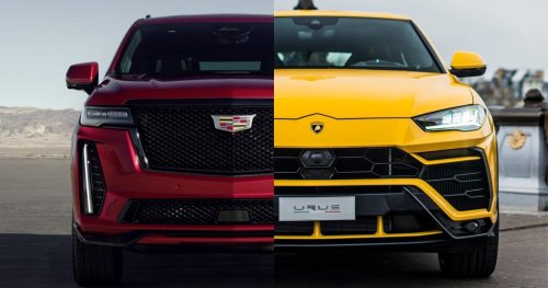 Super SUV Comparison: 2023 Cadillac Escalade-V Vs Lamborghini Urus |  Flipboard