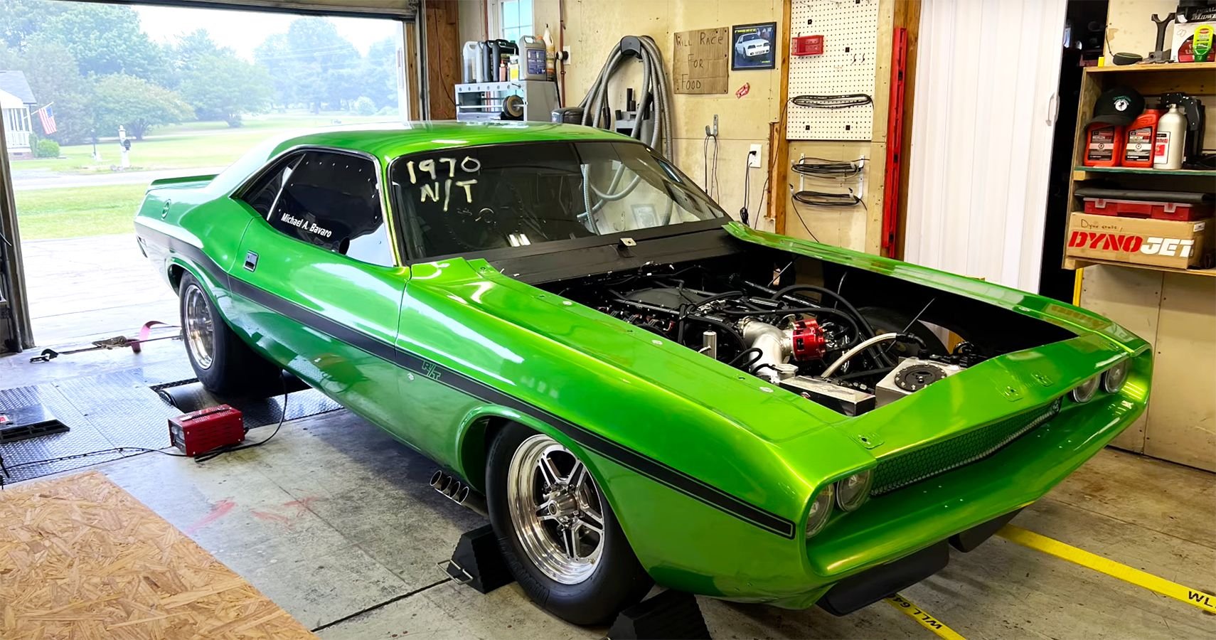 Watch This Crazy LS-Swapped 1970 Dodge Challenger Make Nearly 1,000-HP On The Dyno