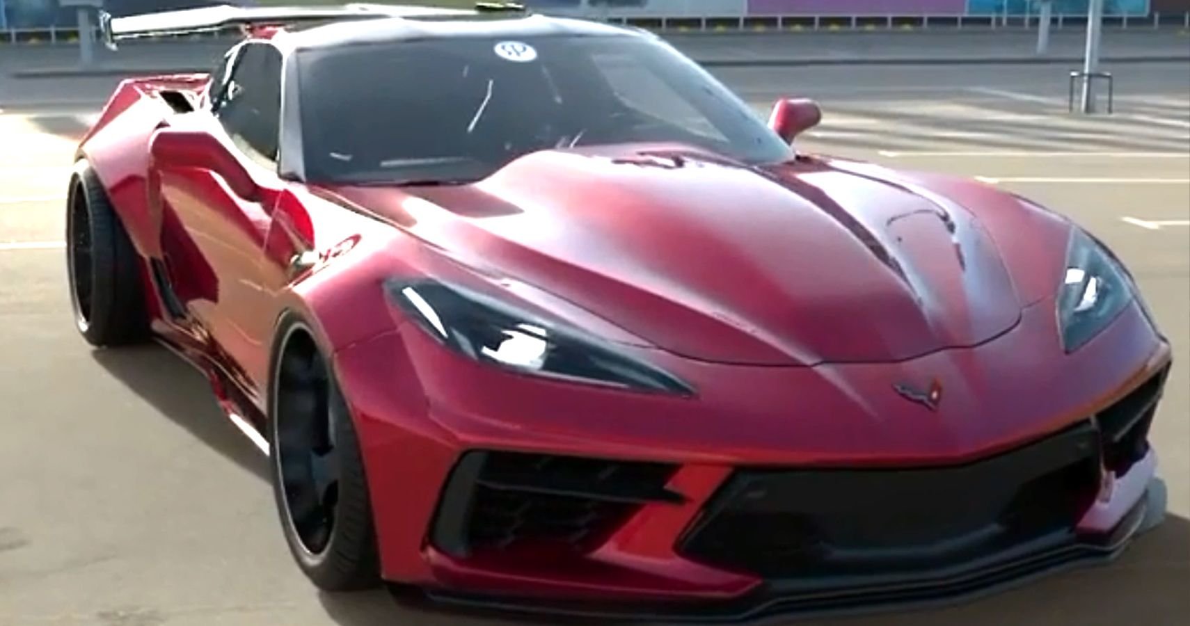 This C8 Corvette Pulls Off The Front-Engined Look With Ease