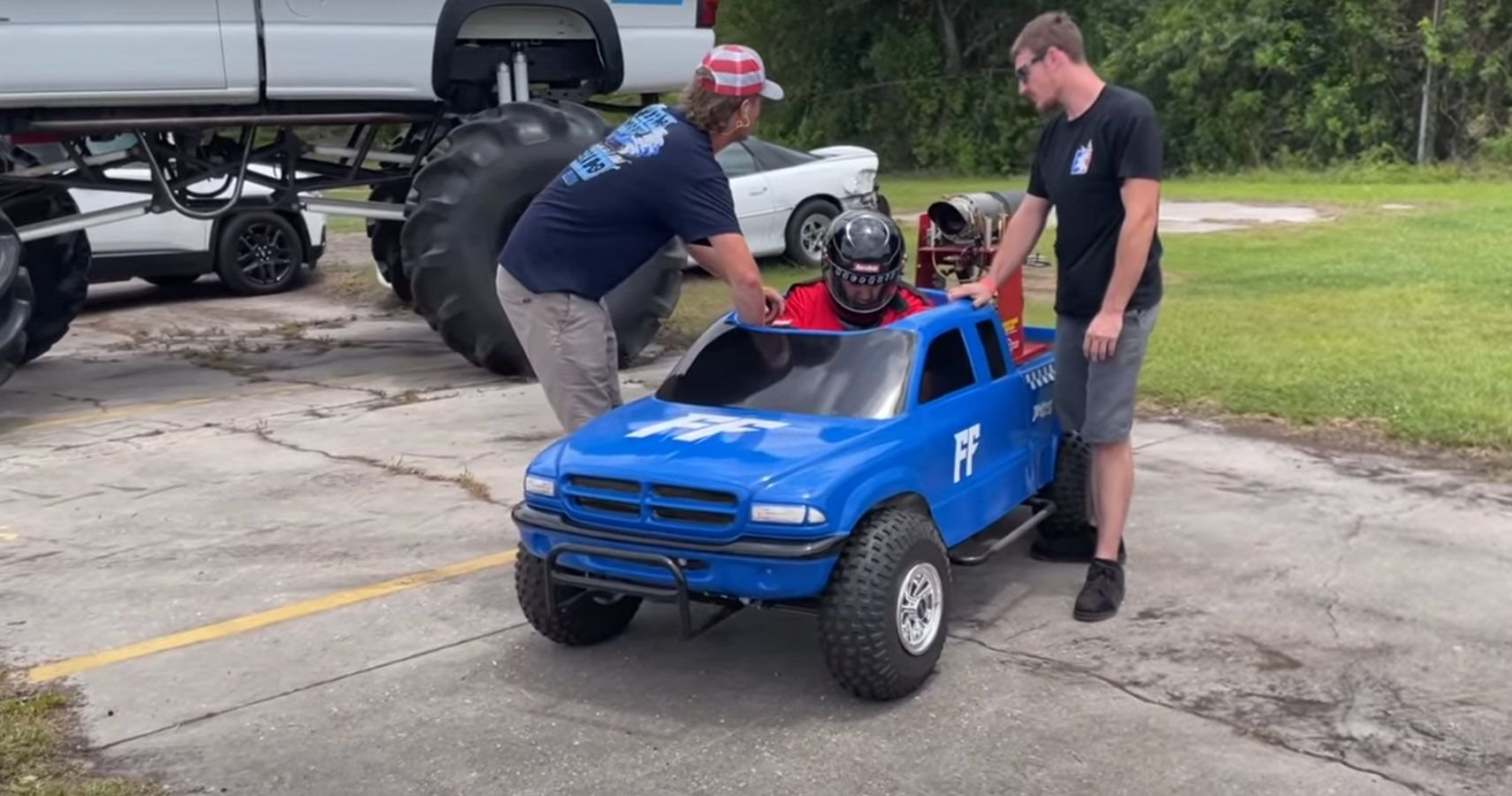 Jet-Powered Mini Truck Is Super Cool And Hilarious