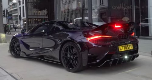 This Color-Shifting McLaren 765LT Spider's Paint Costs More Than The Supercar