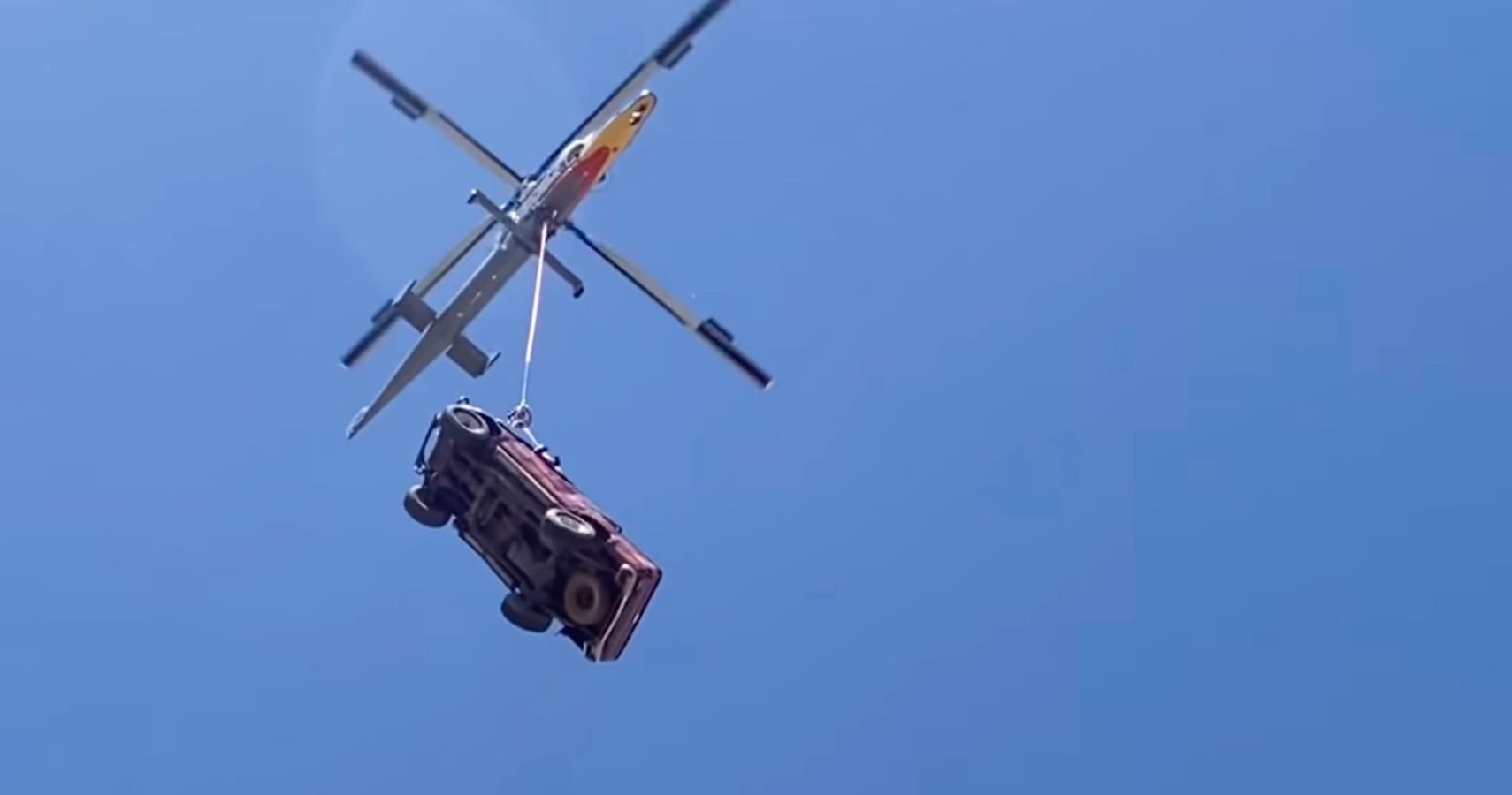 YouTuber Drops Toyota Hilux 10,000 Feet, Outdoes Top Gear's Stunt