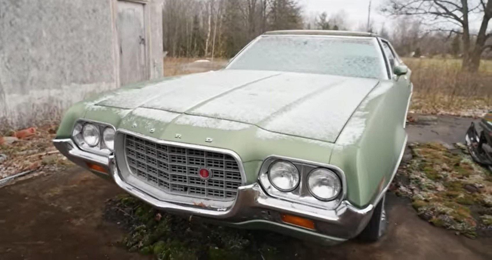 See A 70s Ford Gran Torino With Cobra Jet Engine Roaring Back To Life