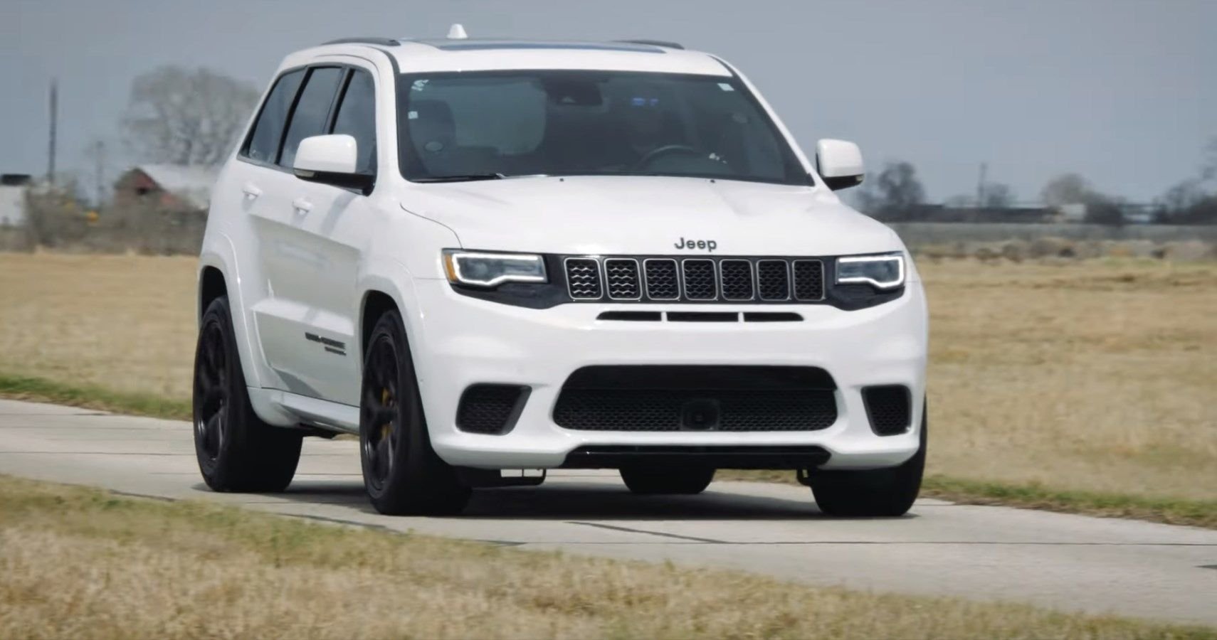 Hennessey Flexes Its 900-HP Jeep Trackhawk Upgrade During Test Drive