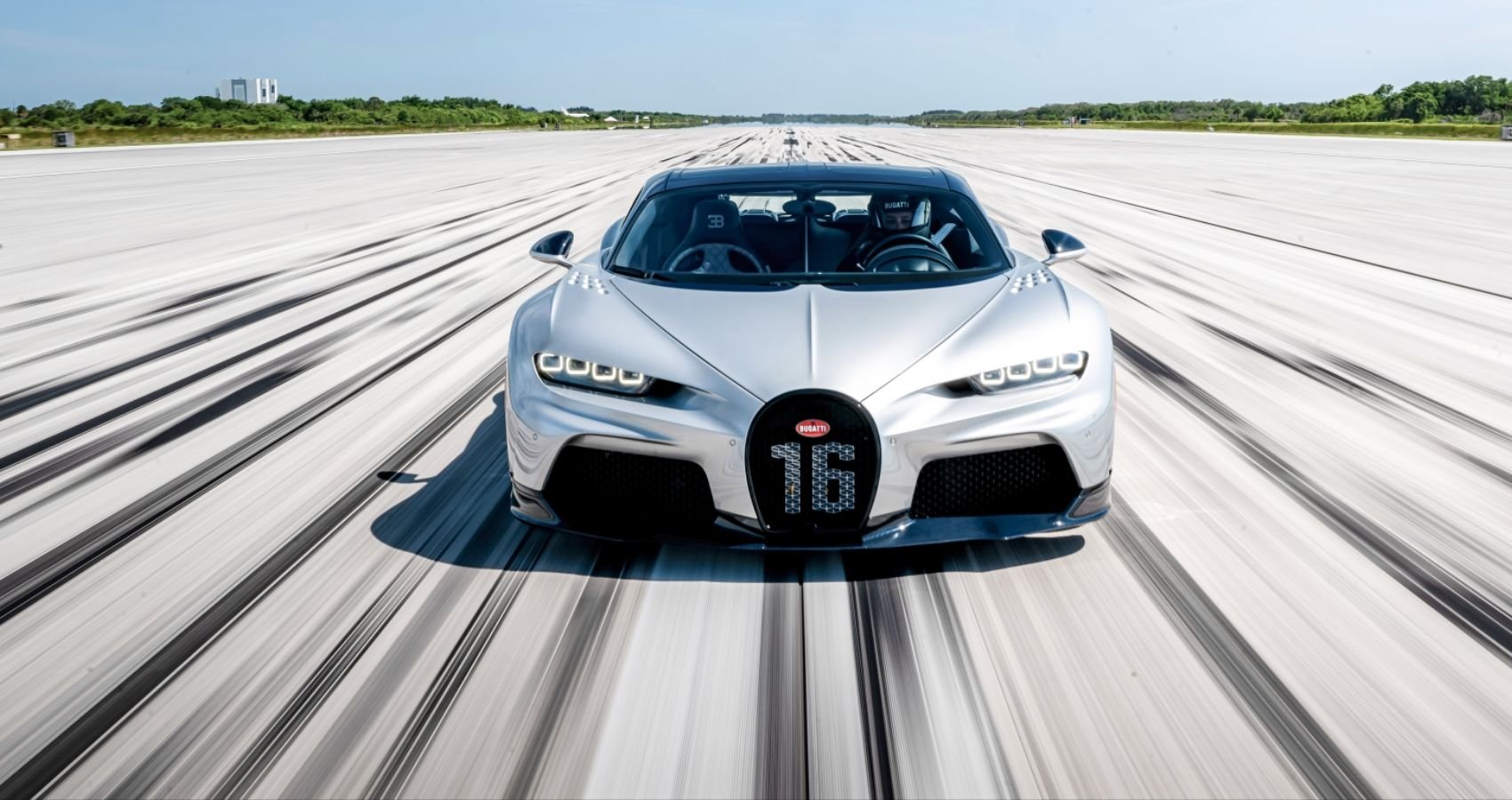 Bugatti Chiron Customers Break The 250 MPH Barrier On The Space Shuttle’s Runway