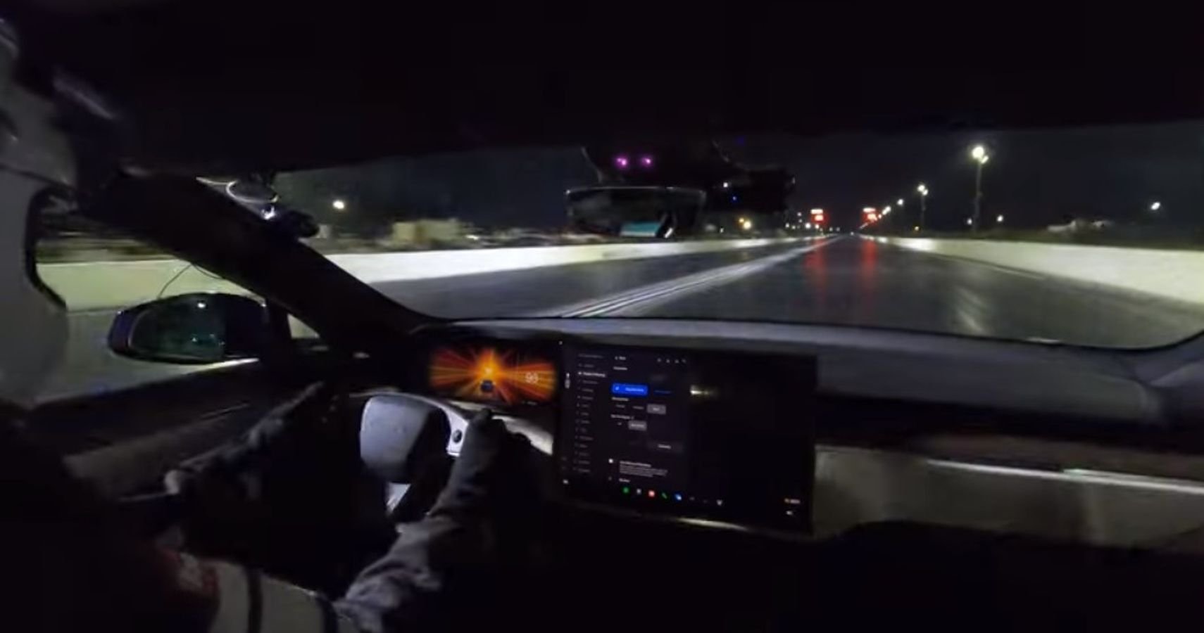A 1,000-HP Chevrolet Camaro ZL1 Makes This Tesla Model S Plaid Sweat At The Drag Strip