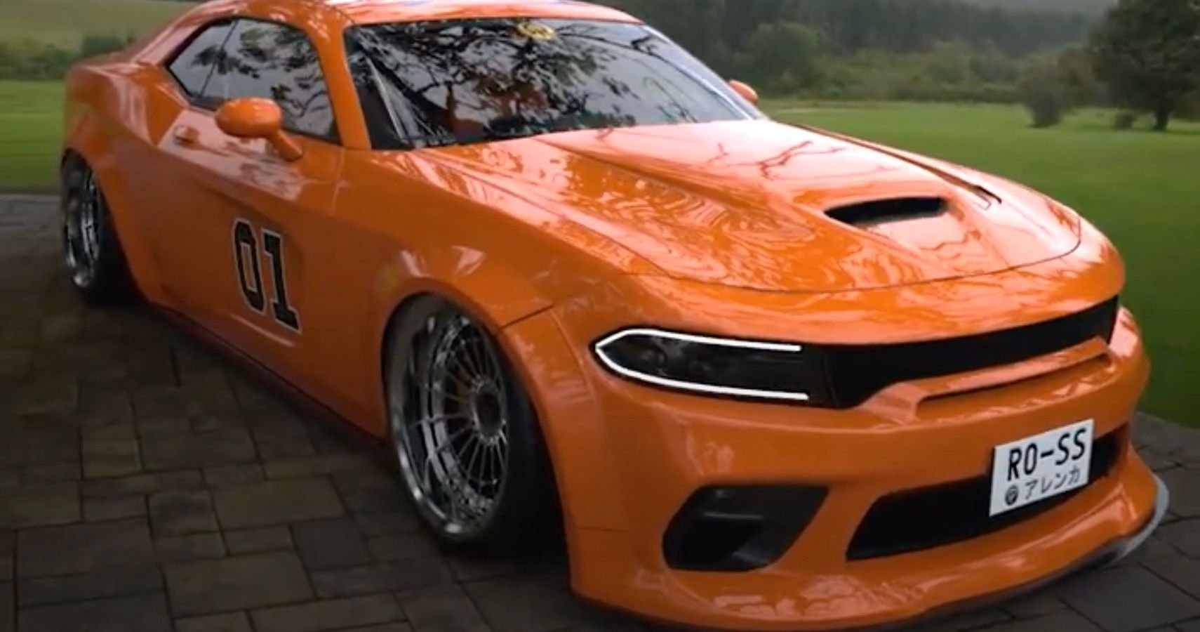 Dodge Charger Hellcat Coupe Pays Tribute To The Dukes Of Hazzard's General Lee