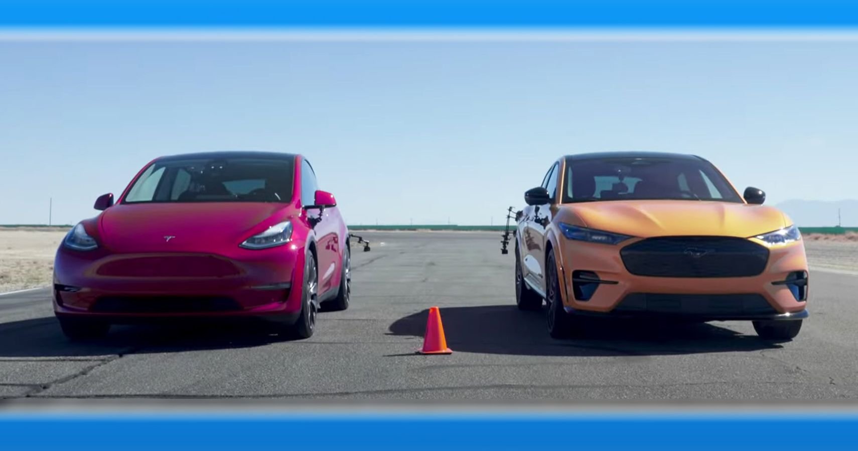 Ford Mustang Mach-E GT Takes On Tesla Model Y Performance In Electric SUV Battle