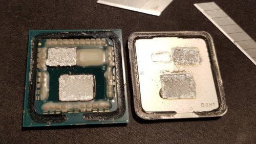 Someone Delidded AMD’s Ryzen 7 5800X3D With 3D V-Cache And It Runs Cooler At Higher Clocks