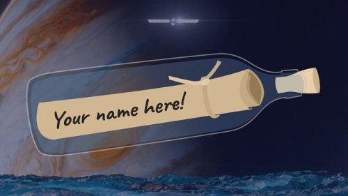 Add Your Name To NASA's Spacebound Message In A Bottle With A Stellar Poem Inside