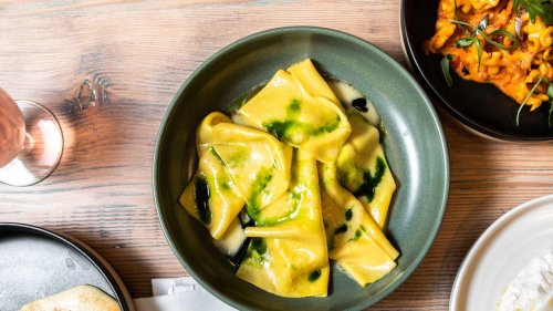 Herbed lamb shoulder ravioli