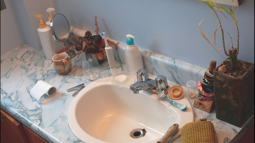 The Budget-Friendly Solution That'll Add Extra Counter Space To Your Bathroom Fast