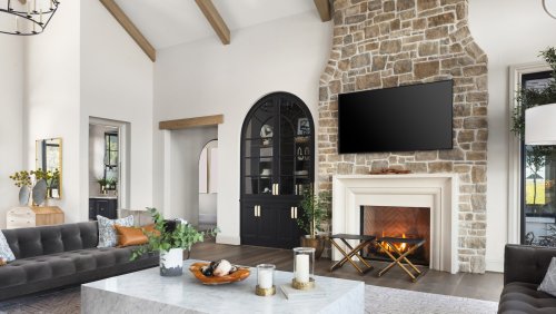 Create Room Separation In An Open Floor Plan With A Creative Solution
