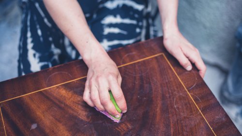 The Perfect Fix For Scratched Wood Furniture Is Already In Your Kitchen