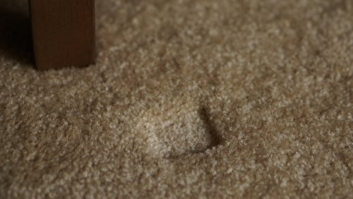 Repair Unsightly Carpet Dents With An Unexpected Item From Your Wallet