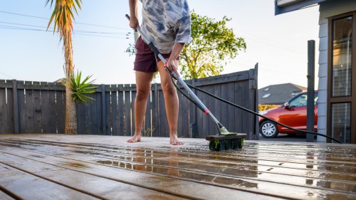 Don't Use Chlorine Bleach To Clean Your Wooden Deck. Use This Instead