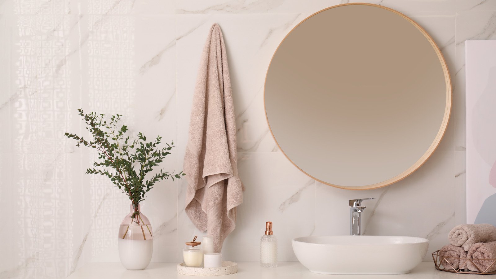 The Fanciest Bathroom Organizer Ever Is Already In Your Kitchen