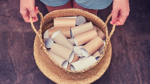 DIY Basket Ideas You Can Make Using Empty Toilet Paper Tubes