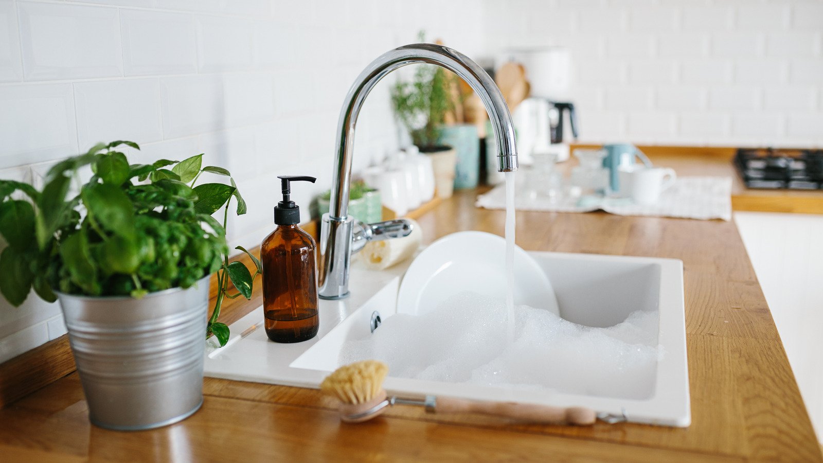 Here's What You Can Substitute For Dish Soap - House Digest