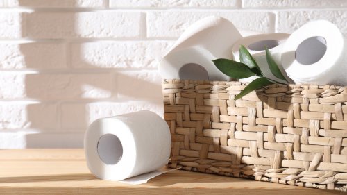 The Easiest Toilet Paper Holder DIY That's Minimalist And Doesn't Take Up Space