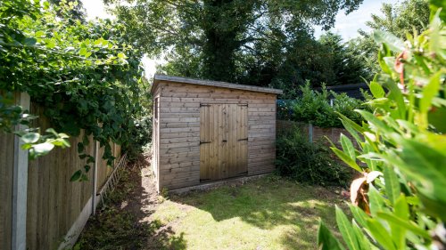 How To Maximize Storage Space In An Unfinished Shed With A Built-In DIY