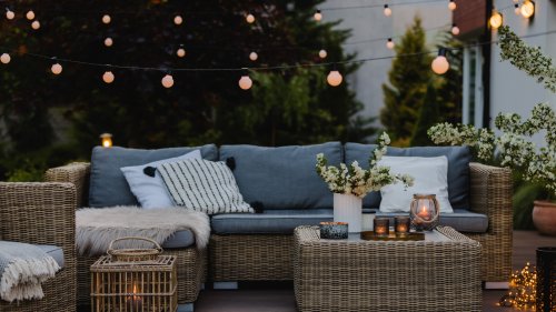 The Best Way To Hang Your String Lights For The Perfect Outdoor Oasis