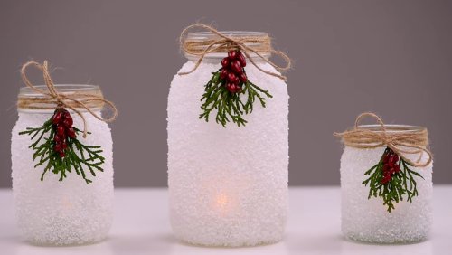 Epsom Salt Is The Star Of This Stunning DIY Candle Holder