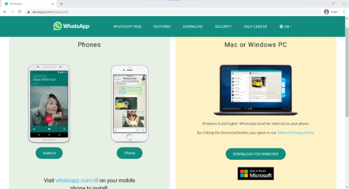 How to install WhatsApp on Windows PC