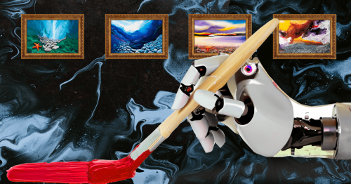 This robot artist is more successful than you