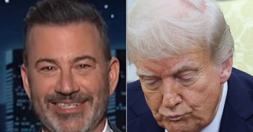 Jimmy Kimmel Spots Moment Trump Was Given An Uncomfortable Jeffrey Epstein Reminder