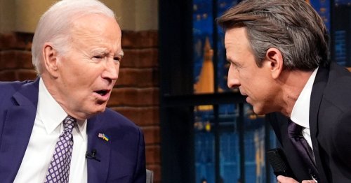 Seth Meyers Audience Erupts As Biden Burns Trump Without Even Using His Name