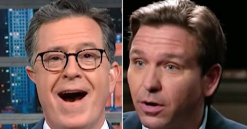 Stephen Colbert Has A Brutal One-Word Answer To Ron DeSantis’ Biggest Promise