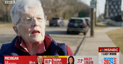 People Are Obsessed With This Michigan Voter’s Blunt Summary Of Trump On TV