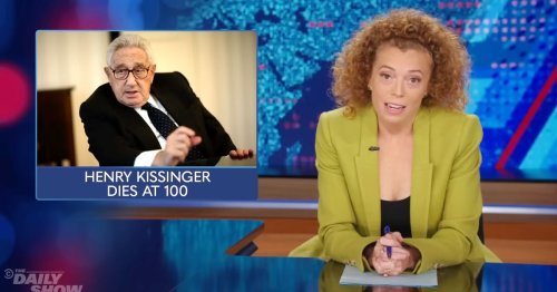 'Daily Show' Bids Farewell To 'GOAT Of War Criminals' Henry Kissinger In Wicked Roast