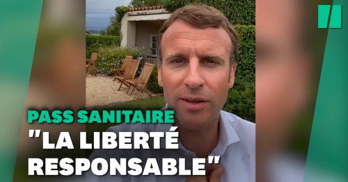 "Boire ou conduire", l'analogie parlante de Macron sur la liberté et le pass sanitaire