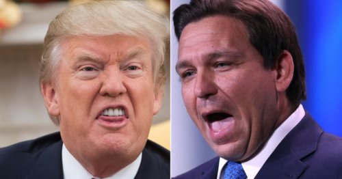 Trump Goes Scorched Earth On DeSantis With Freaky Hitler/Satan Post ...