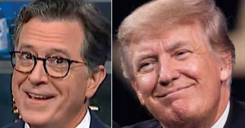 Stephen Colbert Brings Down The House With A Vicious 4-Letter Word For Trump