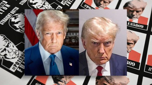 The visual messaging behind that Trump portrait