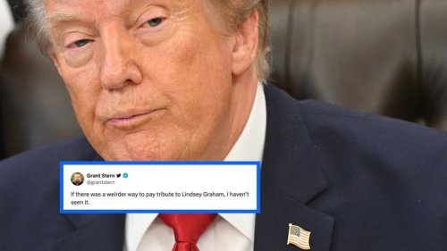 Donald Trump Posted The Weirdest Thing About Lindsey Graham's Death