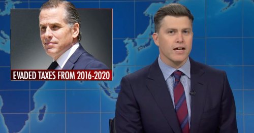 Colin Jost Makes A 'Super Embarrassing' Discovery In Hunter Biden's Recent Indictment
