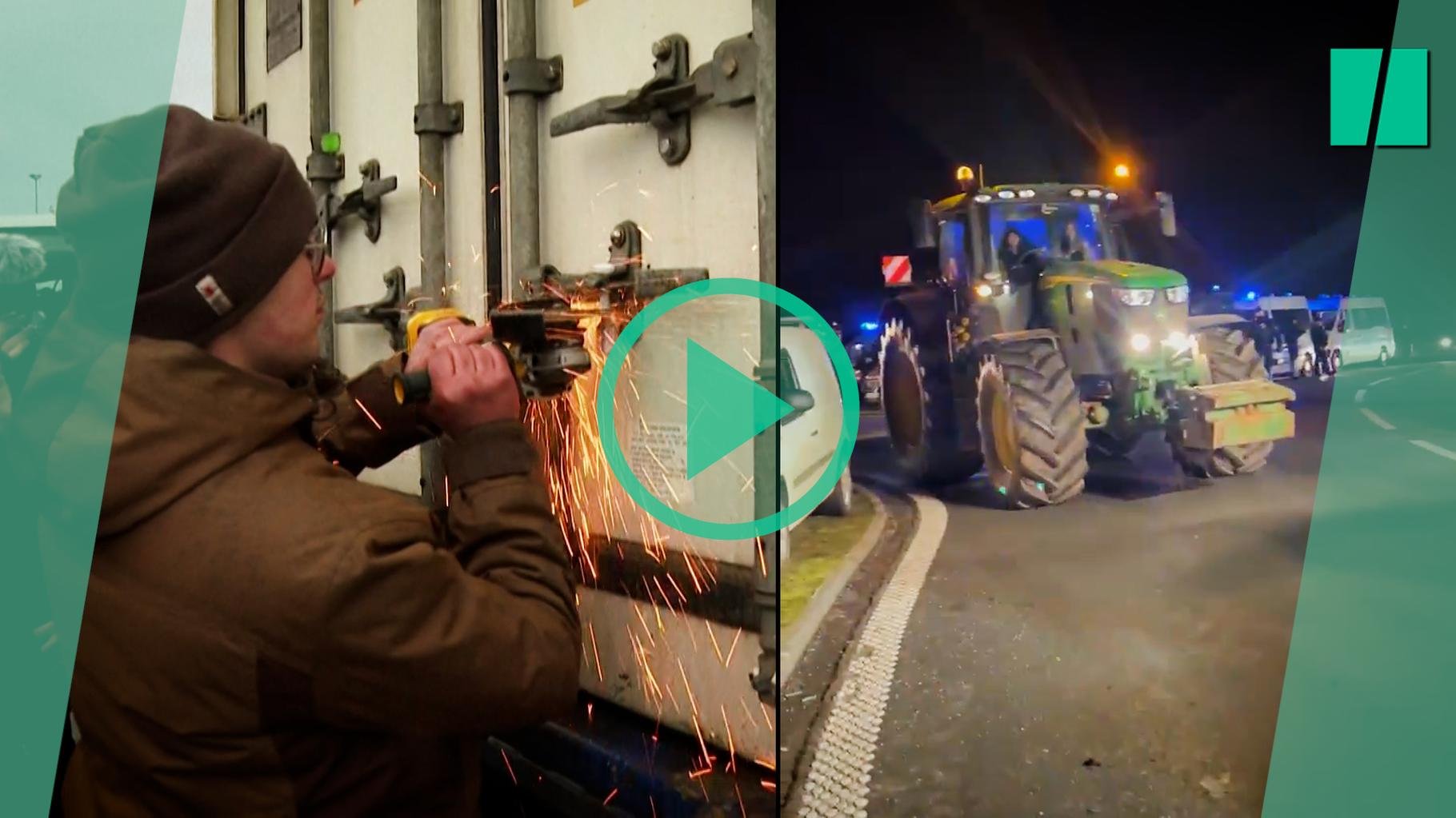 Contre le Mercosur, l’autoroute la plus fréquentée de France, l’A1, bloquée par des agriculteurs en colère