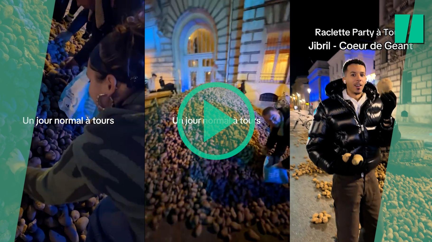 Dermatose : Ces agriculteurs ont fait le bonheur des passants en déversant des patates pour manifester