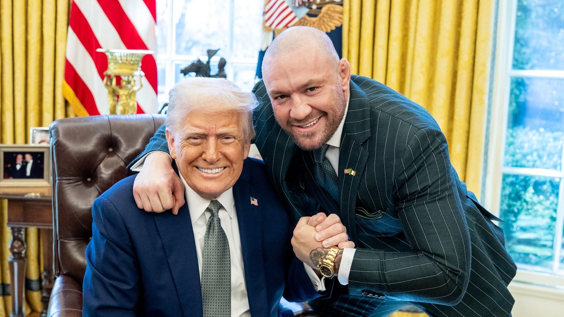 Avant de voir Donald Trump, le discours violent de Conor McGregor à la Maison Blanche choque l’Irlande