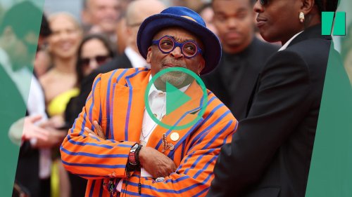 Au Festival de Cannes, Spike Lee et son costume aux couleurs des New York Knicks ont attiré tous les regards