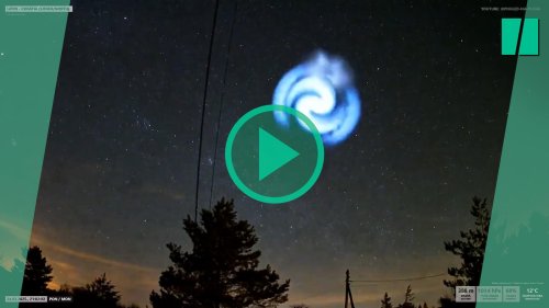L’étrange spirale bleue visible dans le ciel ce lundi soir est liée à une fusée de SpaceX d’Elon Musk
