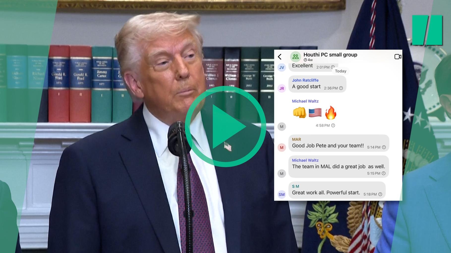 Donald Trump se dédouane et attaque « The Atlantic » à l’origine des révélations sur la faille de sécurité