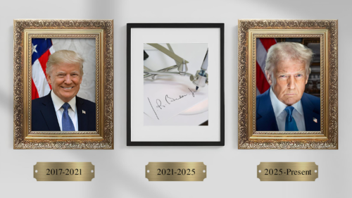 Donald Trump se moque de Joe Biden avec ce portrait et la plaisanterie est plus lourde de sens qu’il n’y paraît