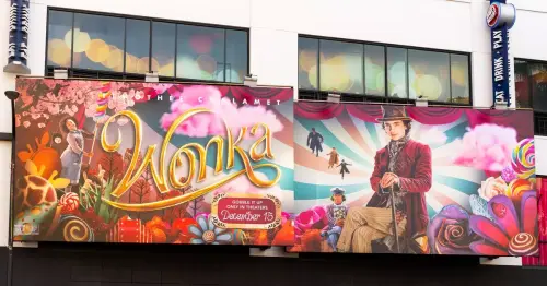 Life-sized model of Timothée Chalamet's 'Wonka' unveiled in London - made out of chocolate